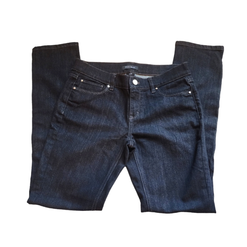 WHBM Noir Slim Leg Jeans 4R